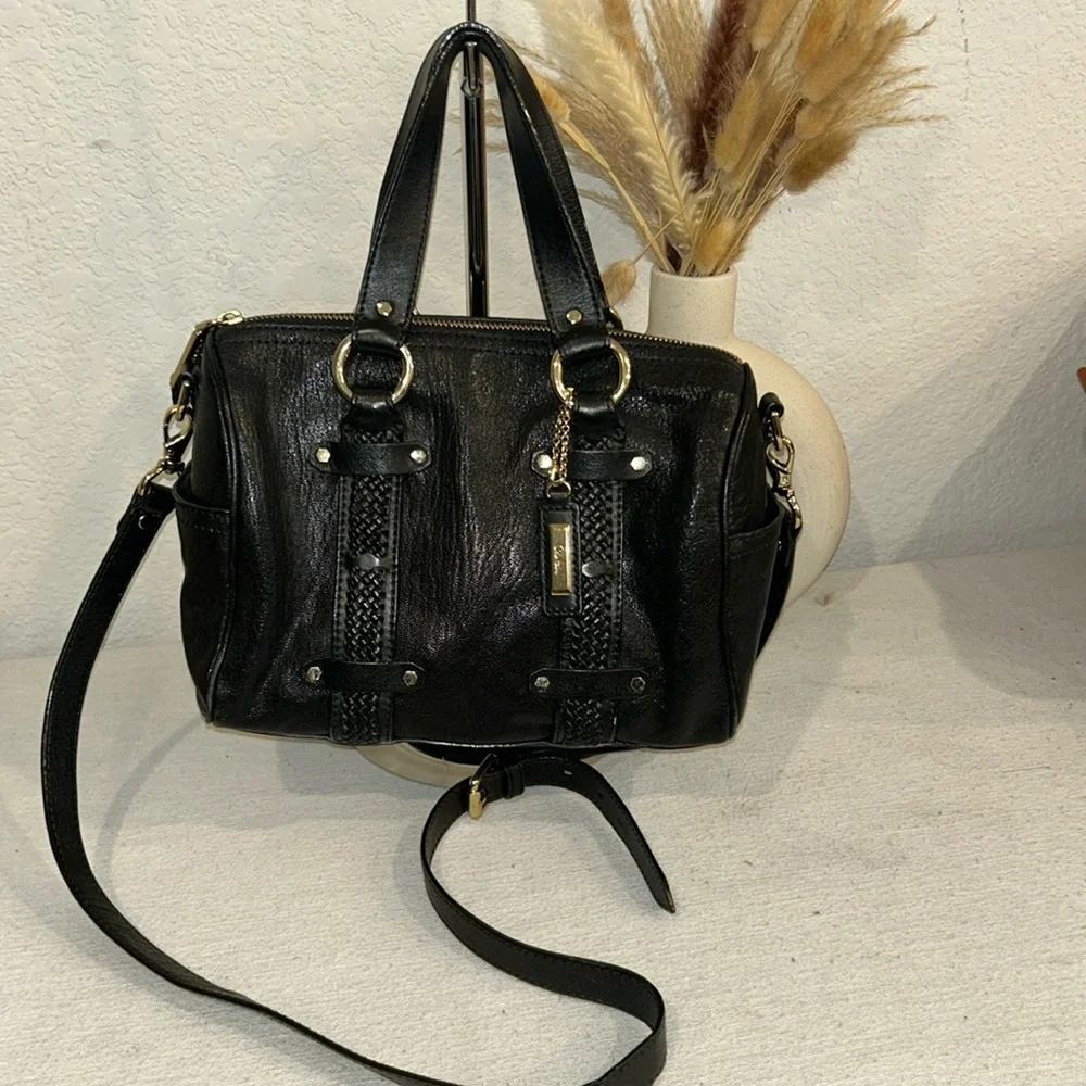 Cole Haan Leather Pleated Hobo 2 ways Bag
